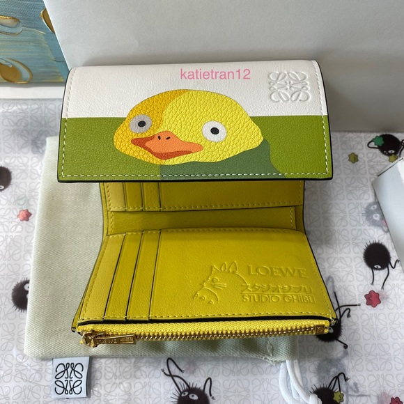 Loewe x Spirited Away Otori-Sama Small Vertical Wallet - Picture 4 of 7
